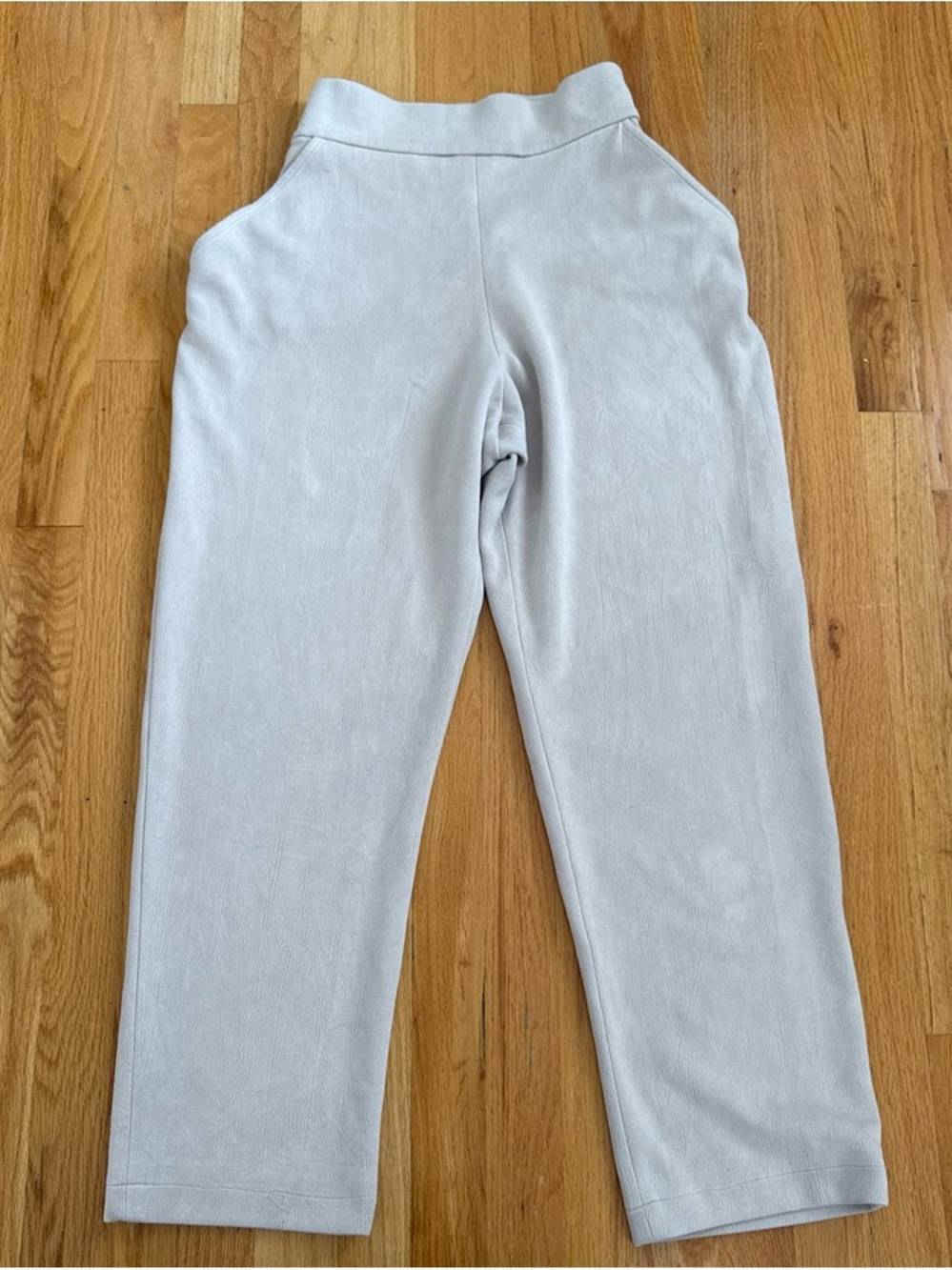 Meg Cozy Pull-On Pants in Light Khaki